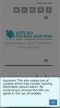 Mobile Screenshot of letsgofishinghunting.com